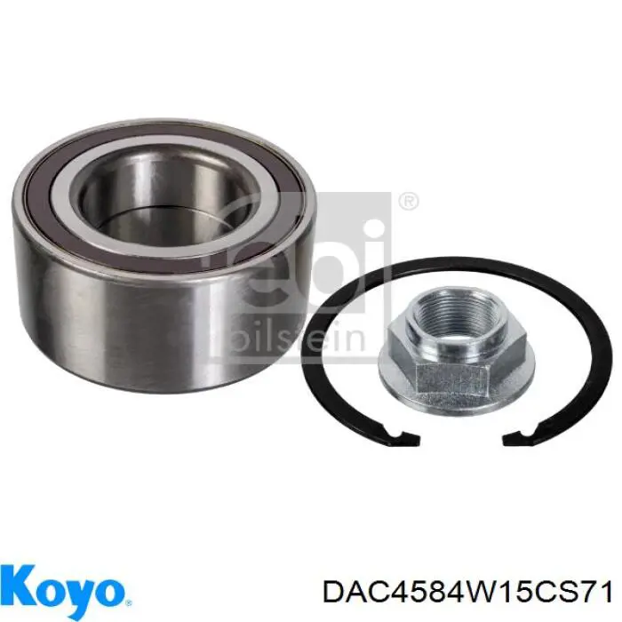 Rolamento de cubo dianteiro Koyo DAC4584W15CS71 preço, a partir de 48,95 USD