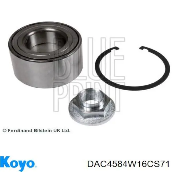 Rolamento de cubo dianteiro Koyo DAC4584W16CS71 preço, a partir de 35,80 USD