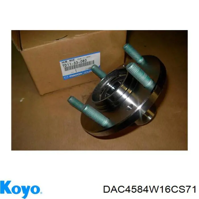 Compre DAC4584W16CS71 Koyo Rolamento de cubo dianteiro