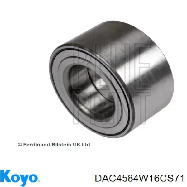 Rolamento de cubo dianteiro DAC4584W16CS71 Koyo