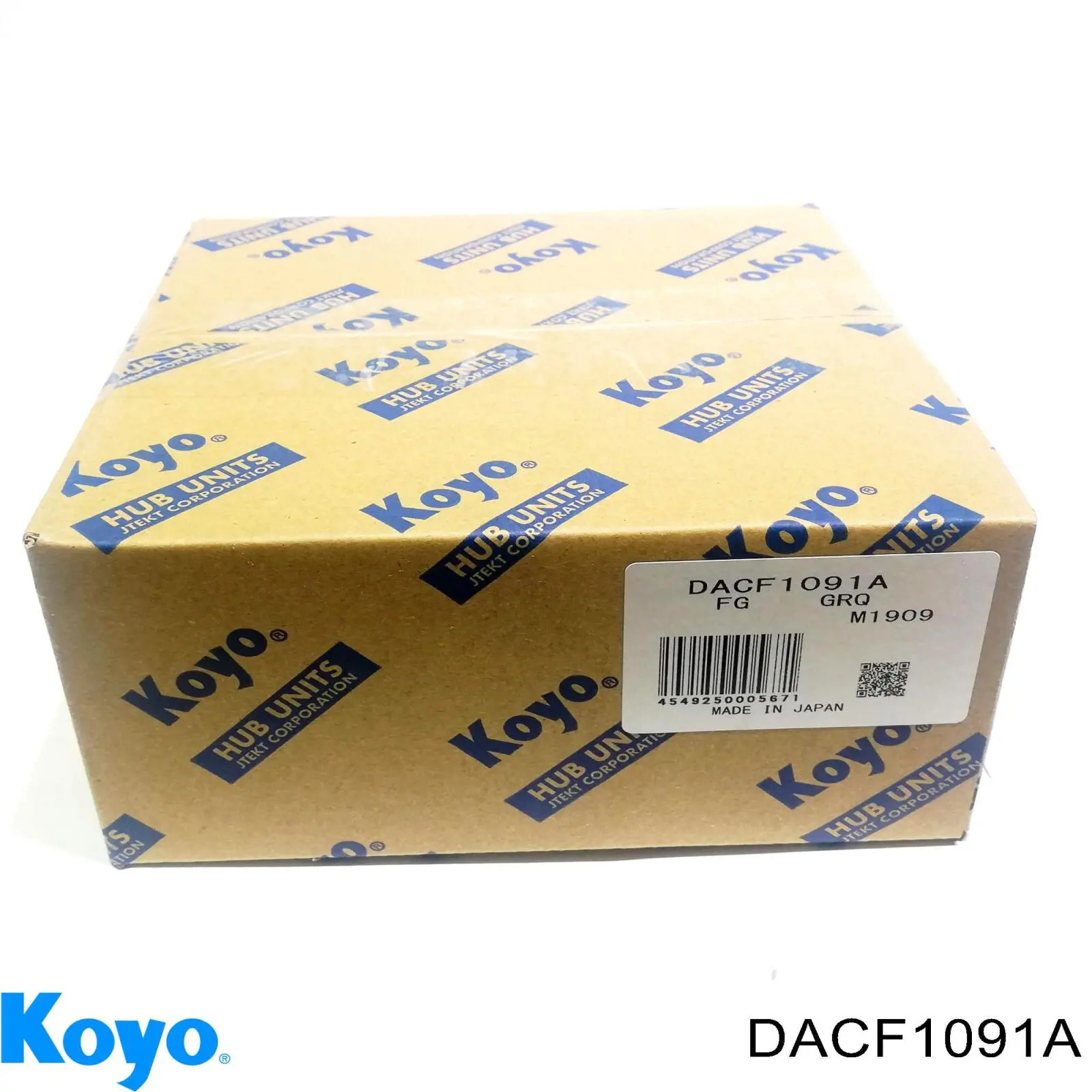 DACF1091A Koyo Cubo traseiro
