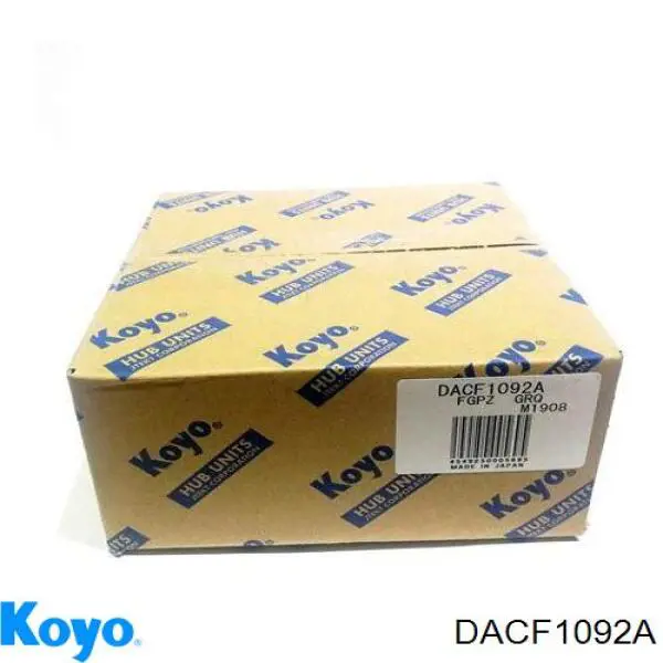 Rolamento de cubo dianteiro Koyo DACF1092A preço, a partir de 61,56 USD