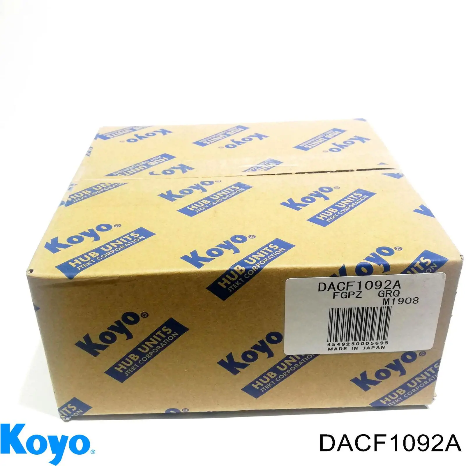 Rolamento de cubo dianteiro DACF1092A Koyo