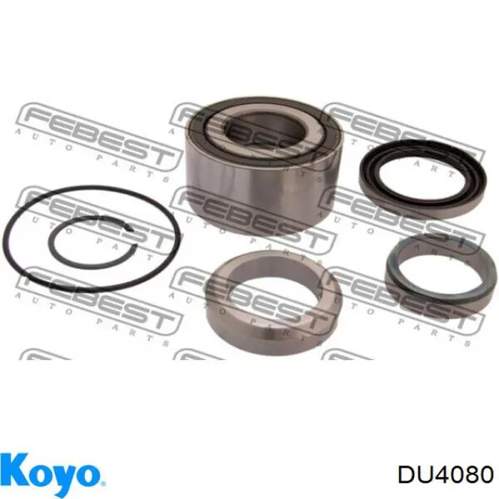 DU4080 Koyo Rolamento de cubo traseiro