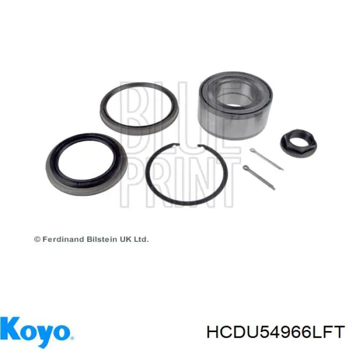 HCDU54966LFT Koyo Rolamento de cubo dianteiro