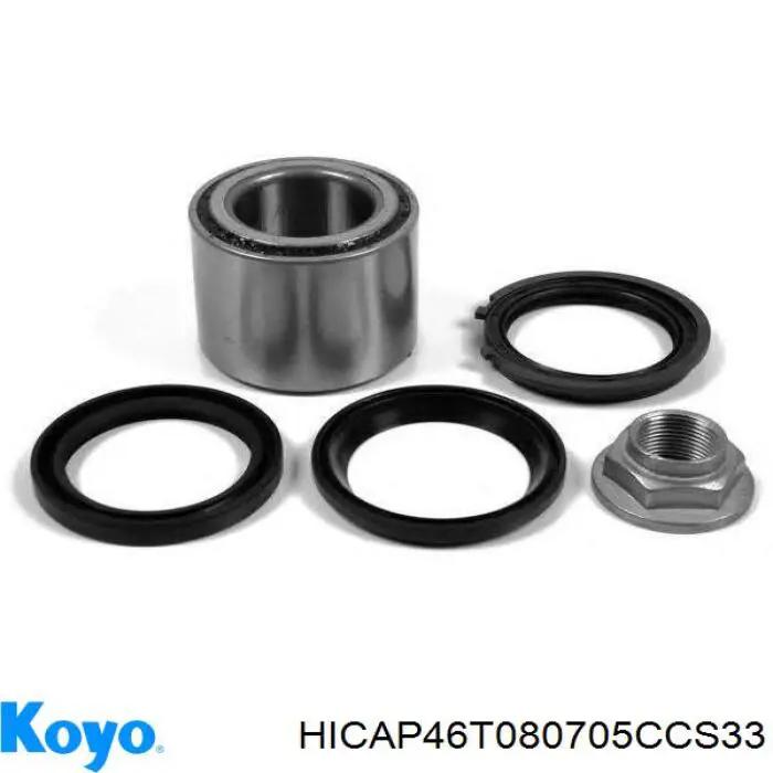 Compre HICAP46T080705CCS33 Koyo Rolamento de cubo traseiro