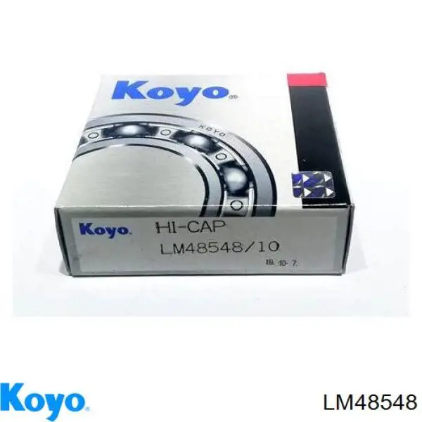 Rolamento interno de cubo dianteiro LM48548 Koyo