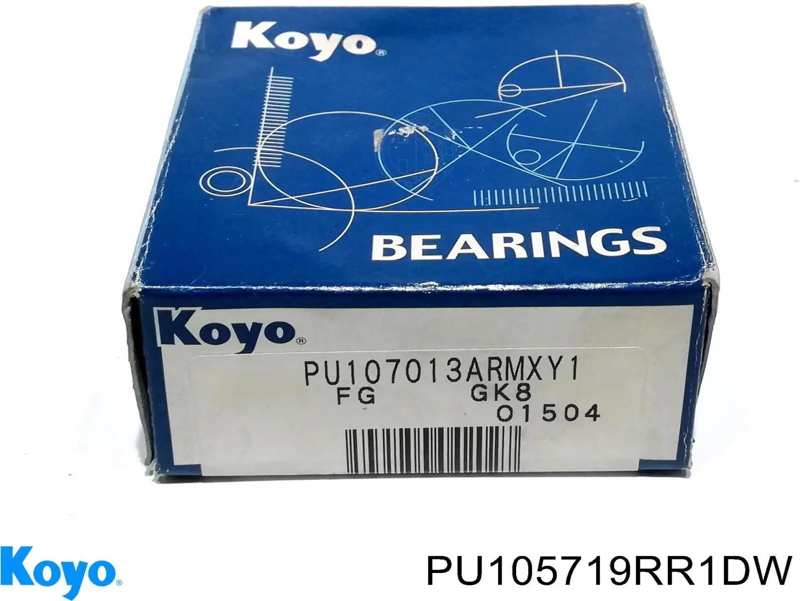 PU105719RR1DW Koyo Rolo de reguladora de tensão da correia do mecanismo de distribuição de gás