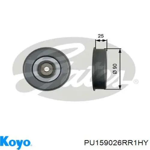 Rolo de reguladora de tensão da correia de transmissão Koyo PU159026RR1HY preço, a partir de 31,57 USD