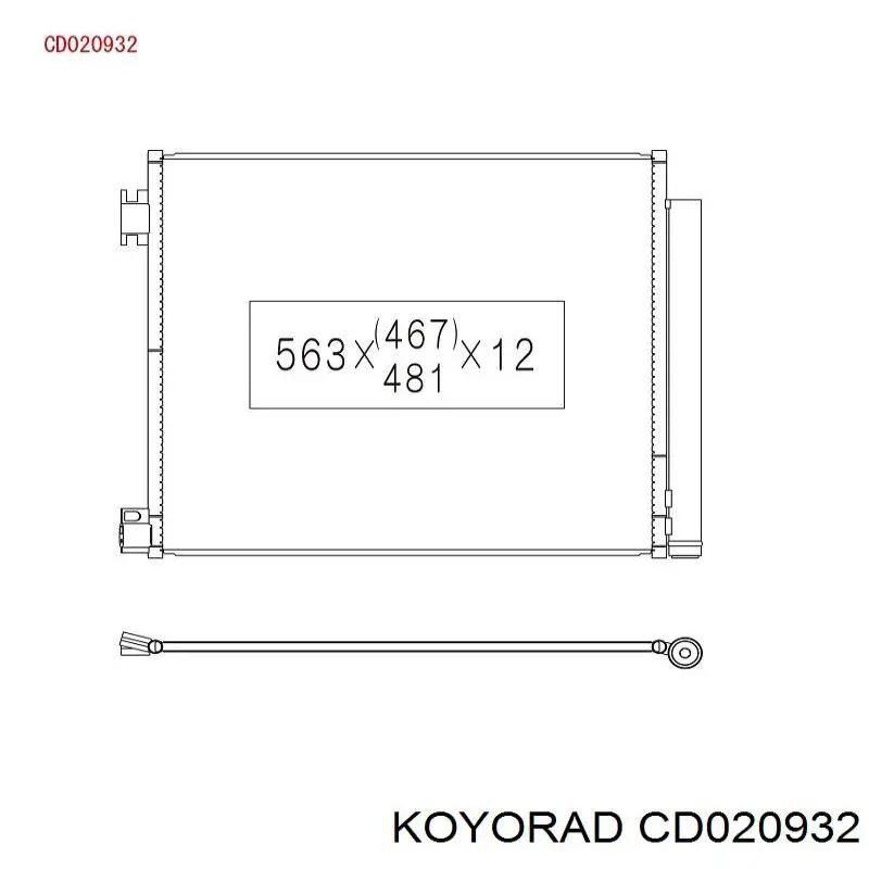 Radiador de aparelho de ar condicionado Koyorad CD020932 preço, a partir de 119,71 USD