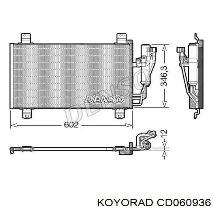 Radiador de aparelho de ar condicionado VALEO 822589 preço, a partir de 139,61 USD