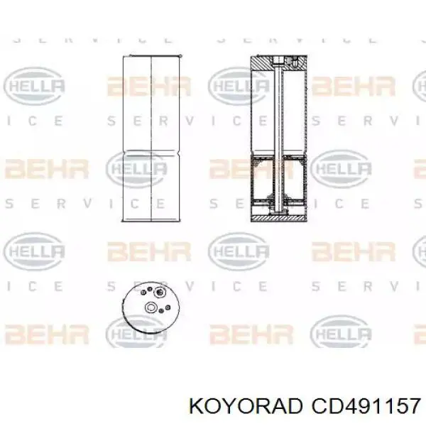 Compre CD491157 Koyorad Radiador de aparelho de ar condicionado