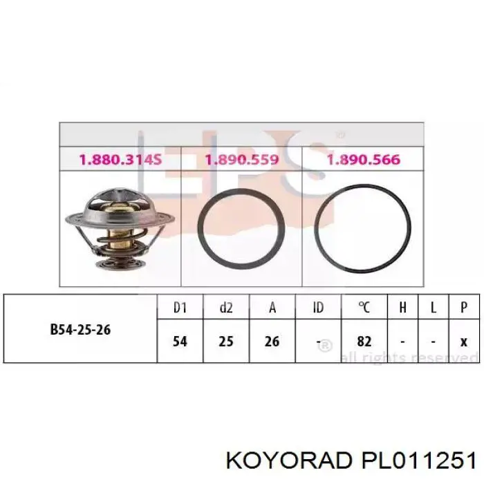 Compre PL011251 Koyorad Radiador de esfriamento de motor
