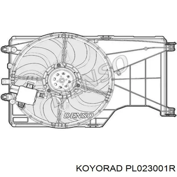 Radiador de esfriamento de motor 613NSA208 TYC