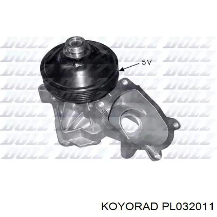 Radiador de esfriamento de motor Koyorad PL032011