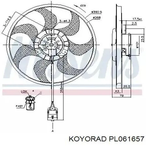 Radiador de esfriamento de motor Koyorad PL061657 preço, a partir de 121,98 USD