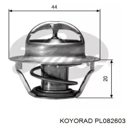 PL082603 Koyorad Radiador de esfriamento de motor