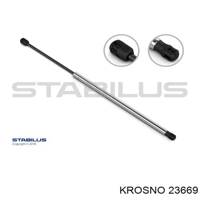 Compre 23669 Krosno Amortecedor de tampa de porta-malas (de 3ª/5ª porta traseira)