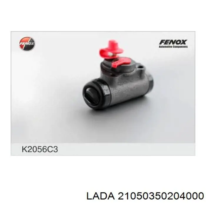 Cilindro traseiro do freio de rodas de trabalho Lada 21050350204000