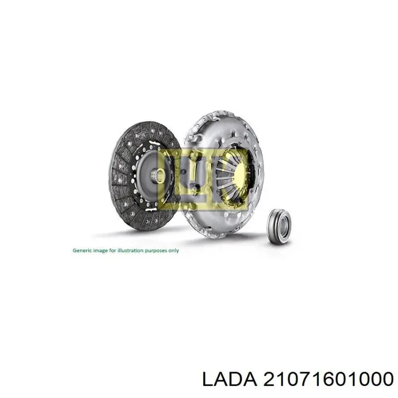 21071601000 Lada Kit de embraiagem (3 peças)