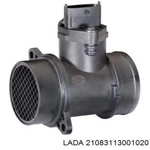 21083113001020 Lada Sensor de fluxo (consumo) de ar, medidor de consumo M.A.F. - (Mass Airflow)