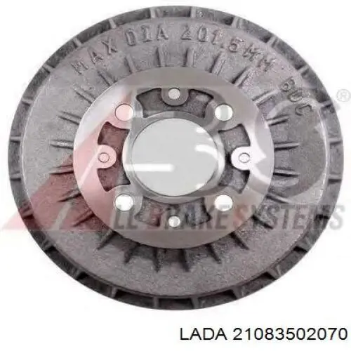 Compre 21083502070 Lada Tambor do freio traseiro