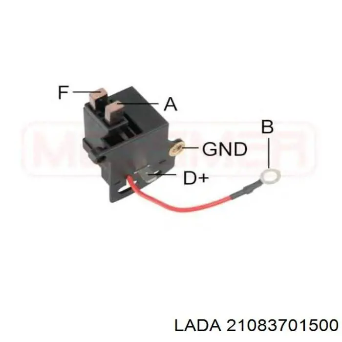 Compre 21083701500 Lada Relê-regulador do gerador (relê de carregamento)