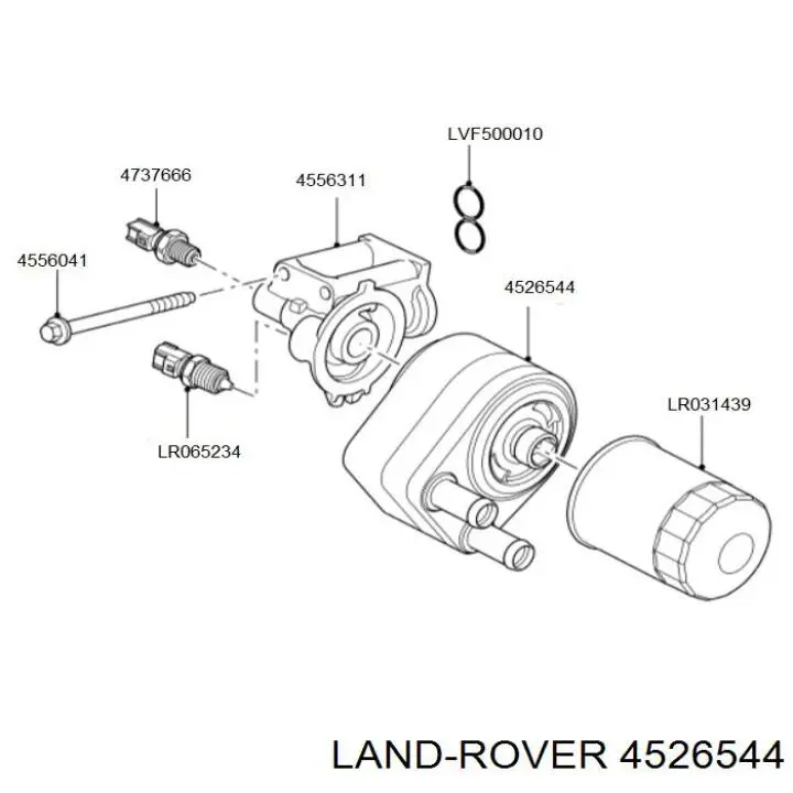 Radiador de óleo Land Rover 4526544 preço, a partir de 43,63 USD