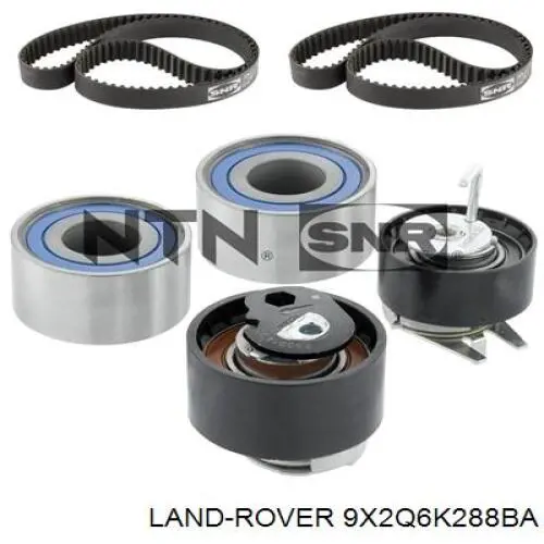 Compre 9X2Q6K288BA Land Rover Correia do mecanismo de distribuição de gás