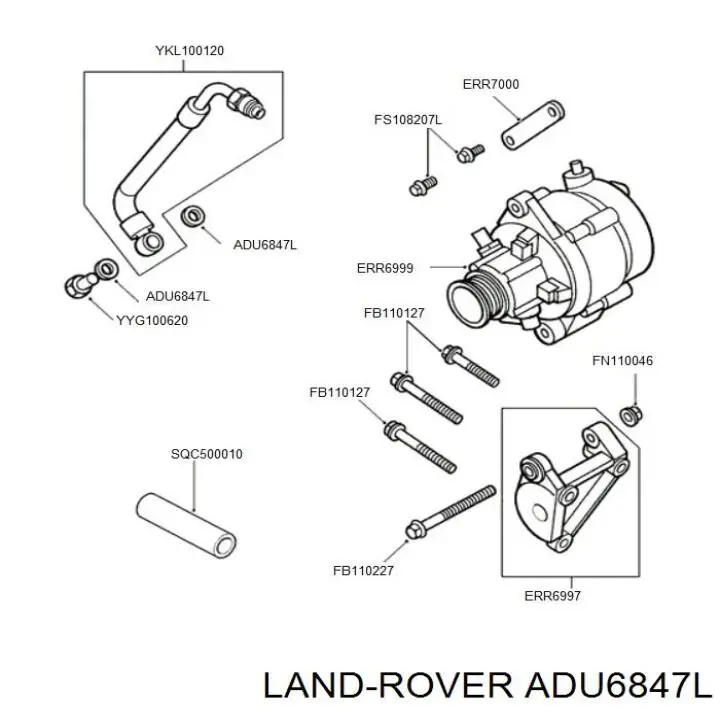 ADU6847L Land Rover 