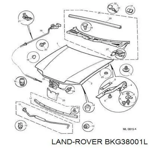 Compre BKG38001L Land Rover 