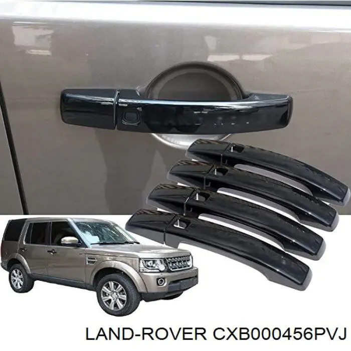 CXB000456PVJ Land Rover Puxador externo de tampa de porta-malas (de 3ª/5ª porta traseira)