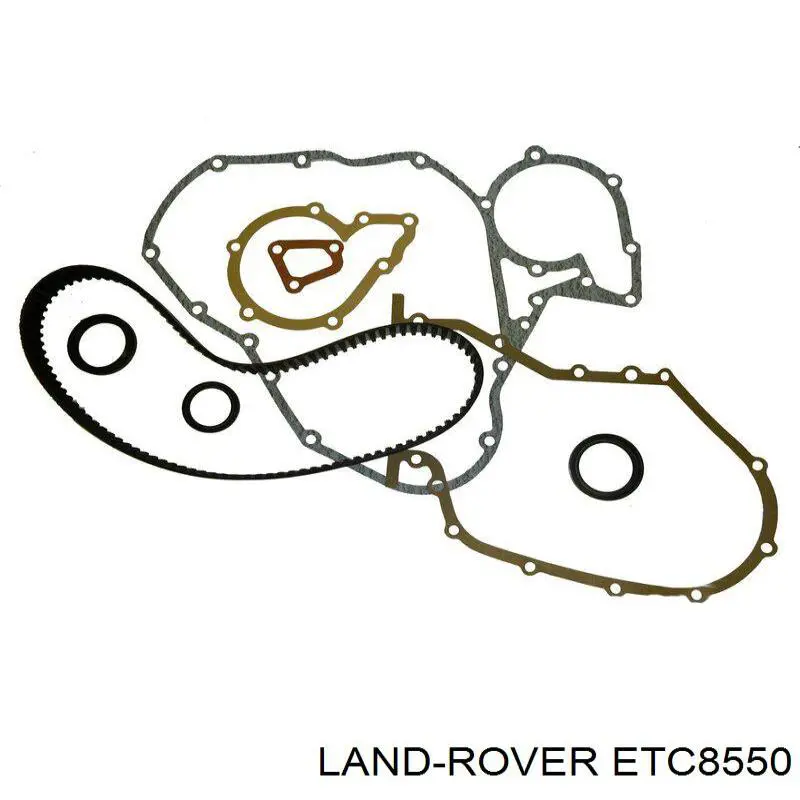 Correia do mecanismo de distribuição de gás ETC8550 Land Rover