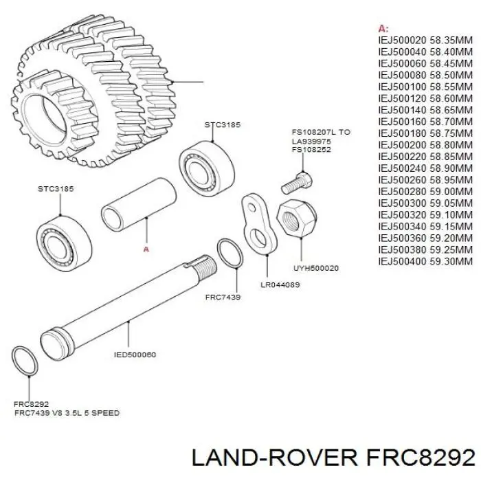  Land Rover FRC8292 preço, a partir de 12,19 USD