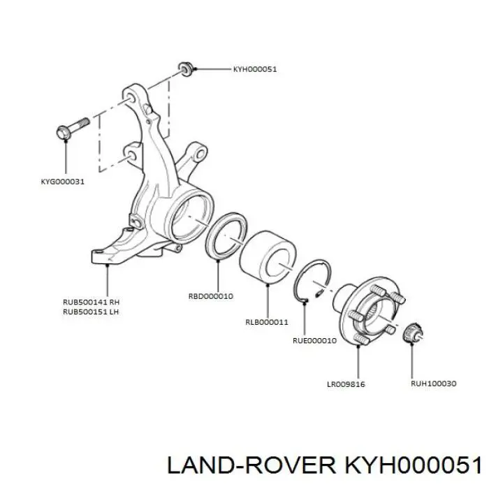  Land Rover KYH000051 preço, a partir de 24,08 USD