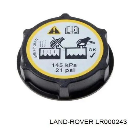 LR000243 Land Rover Tampa (tampão) do tanque de expansão