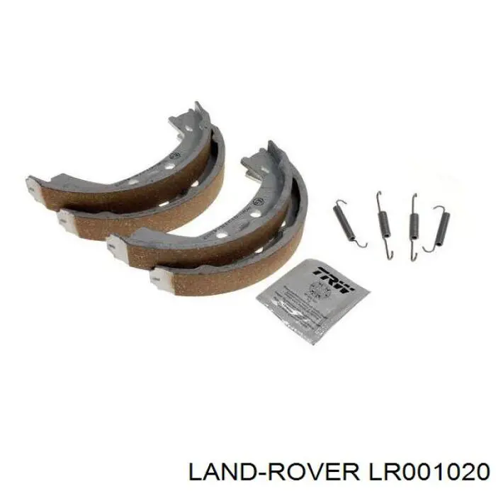 LR001020 Land Rover Sapatas do freio traseiras de tambor