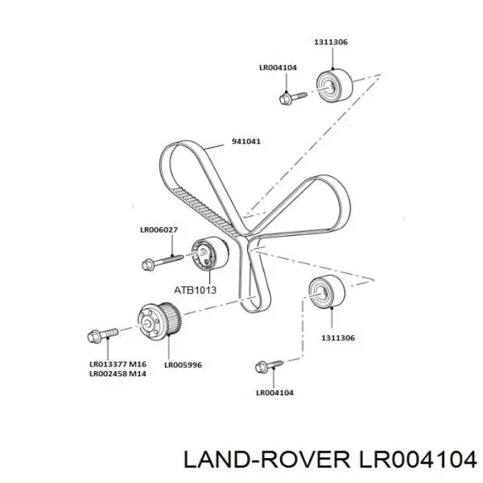 LR004104 Land Rover 