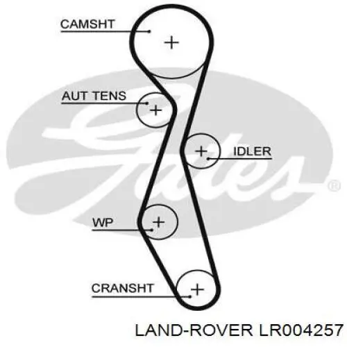Compre LR004257 Land Rover Correia do mecanismo de distribuição de gás