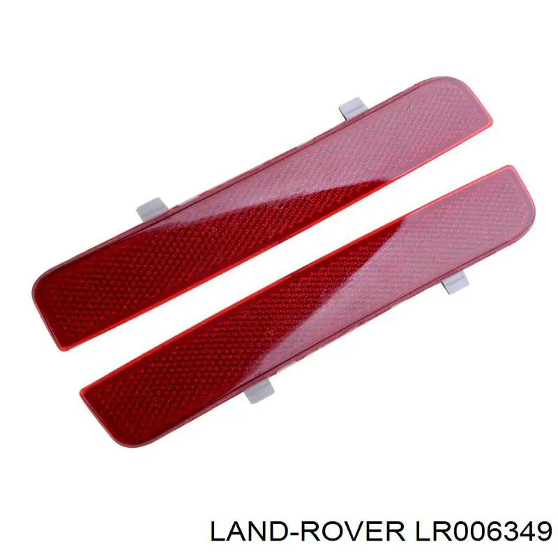 LR006349 Land Rover Retrorrefletor (refletor) do pára-choque traseiro esquerdo