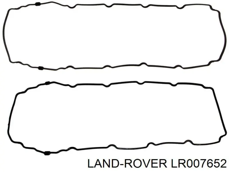 LR007652 Land Rover Vedante direita de tampa de válvulas de motor