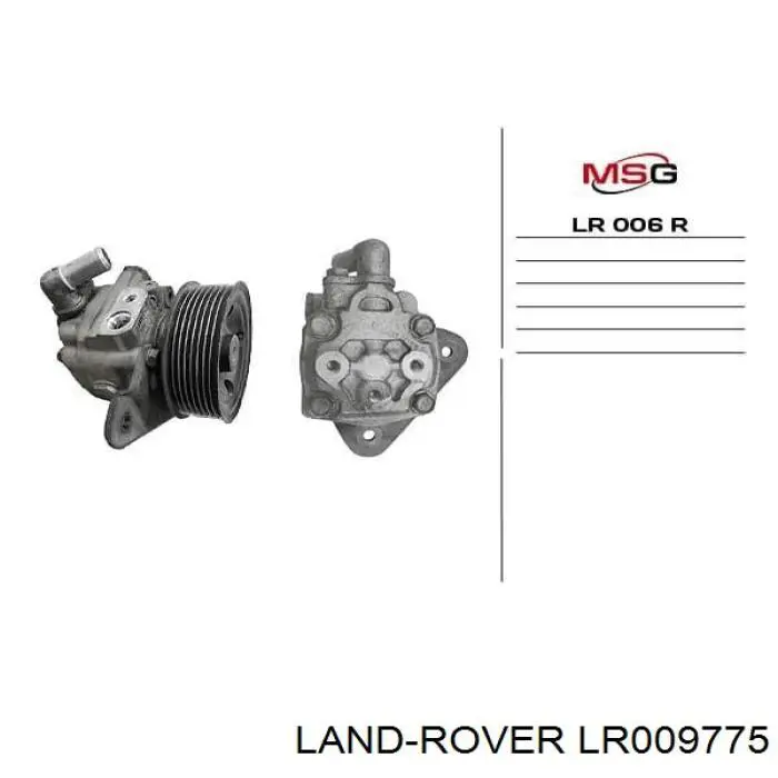 Compre LR009775 Land Rover Bomba da Direção hidrâulica assistida