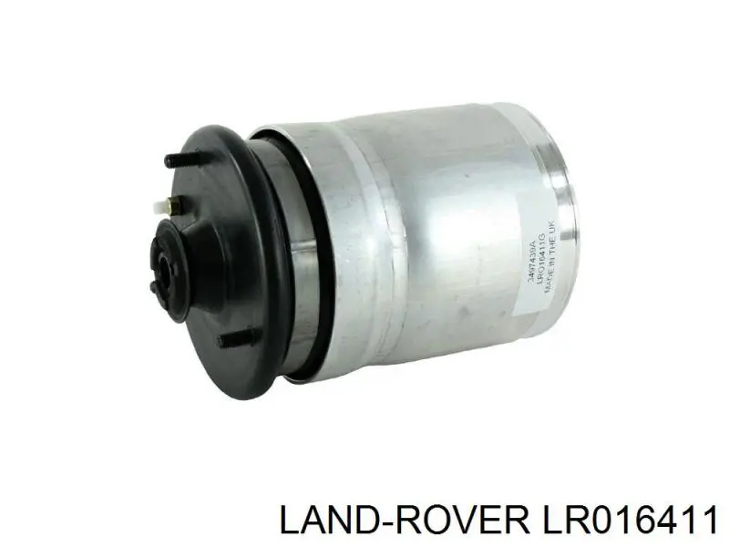LR016411 Land Rover Coxim pneumático (suspensão de lâminas pneumática) do eixo traseiro