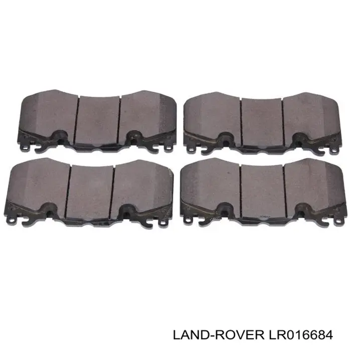 Compre LR016684 Land Rover Sapatas do freio dianteiras de disco