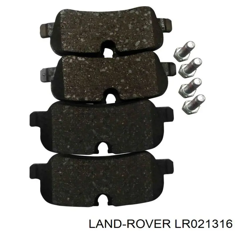 Compre LR021316 Land Rover Sapatas do freio traseiras de disco