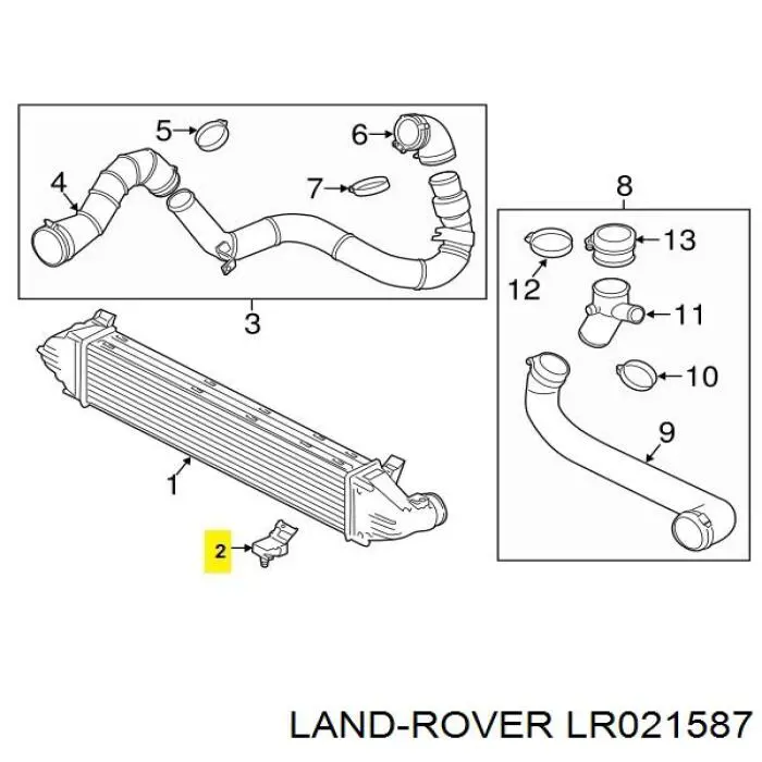 Sensor de pressão no coletor de admissão, MAP Land Rover LR021587 preço, a partir de 53,53 USD