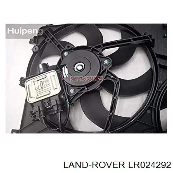 Compre LR024292 Land Rover Difusor do radiador de esfriamento, montado com motor e roda de aletas