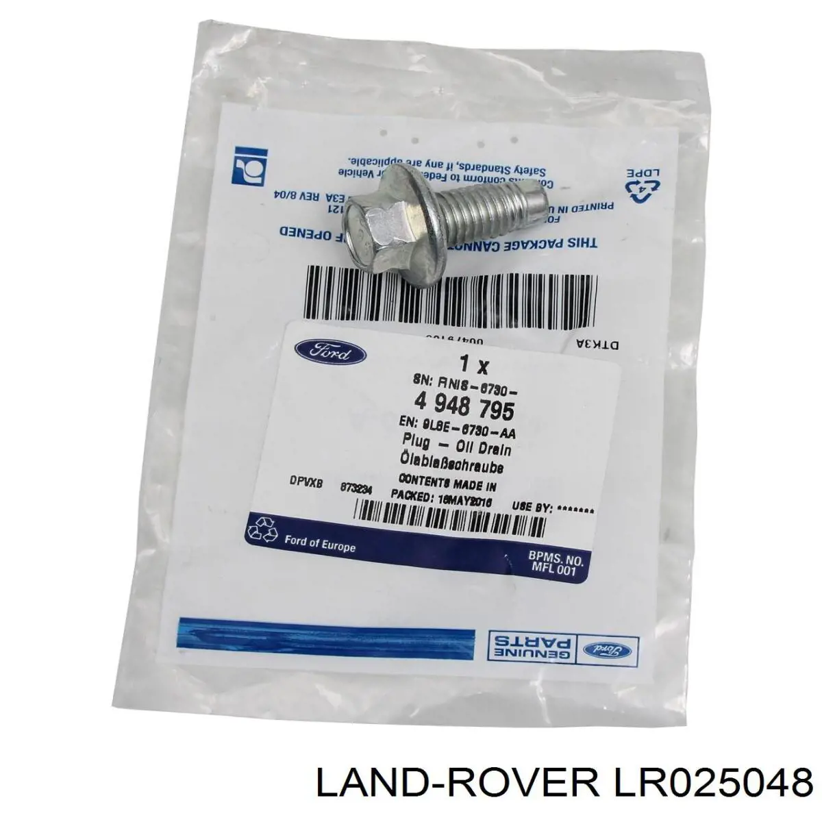 LR025048 Land Rover Tampão de panela de motor
