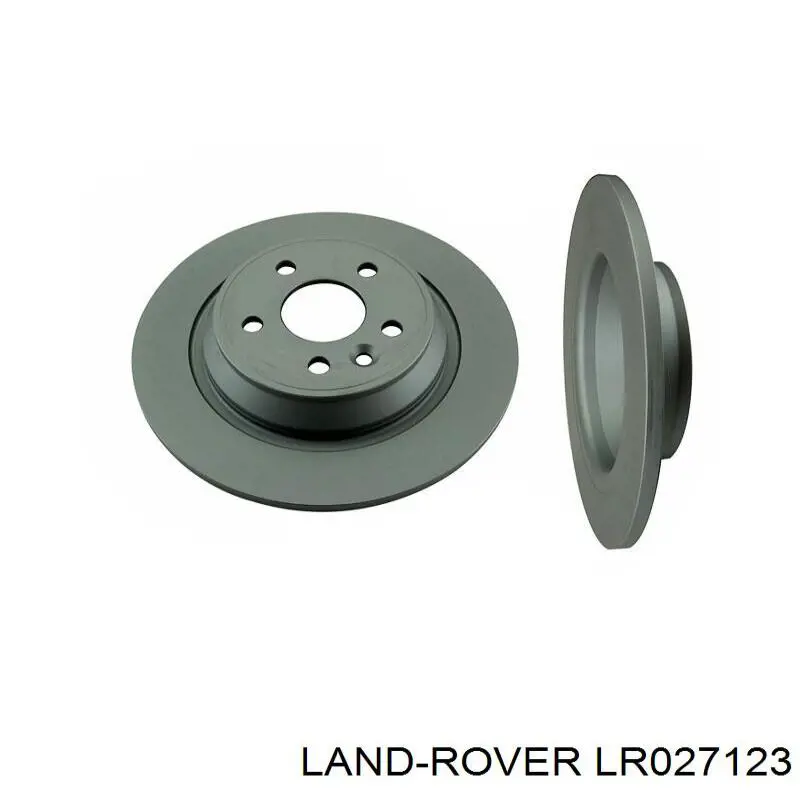 LR027123 Land Rover Disco do freio traseiro