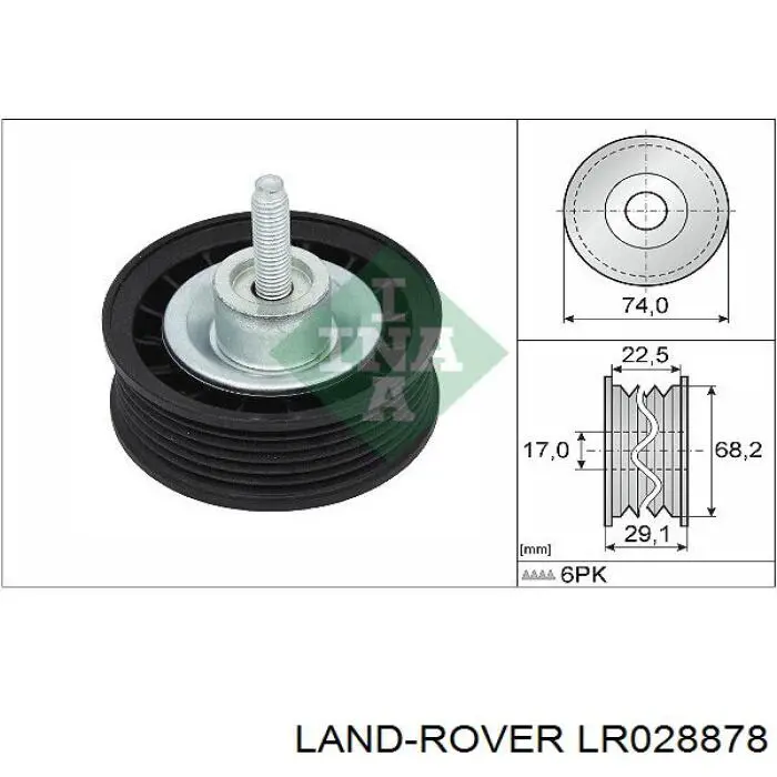 Rolo parasita da correia de transmissão Caffaro 500334 preço, a partir de 27,36 USD